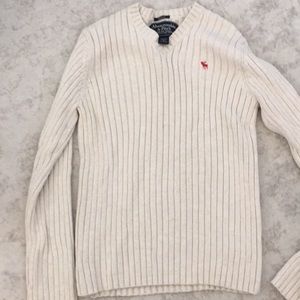 Abercrombie cream sweater